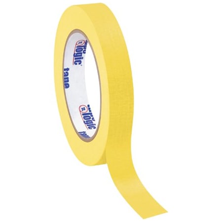 Tape Logic 3/4'' x 60 yds. Yellow Tape Logic Masking Tape, 12PK T93400312PKY